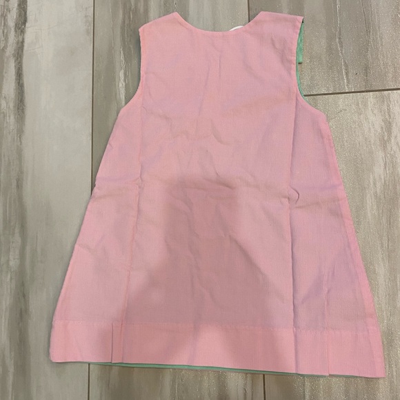 NWT Lullaby Set Olivia Pink and Green Textured Light Corduroy Jumper, size 24M - Picture 7 of 11